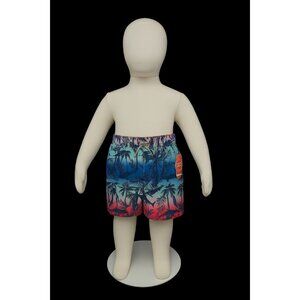 NWT Boys Quick Dry Swim Trunks with UPF 50+ Size L (10-12)  Husky - Beach Vibes